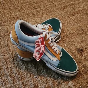 Vans Color Block Skateboard Shoes M7.5 W9